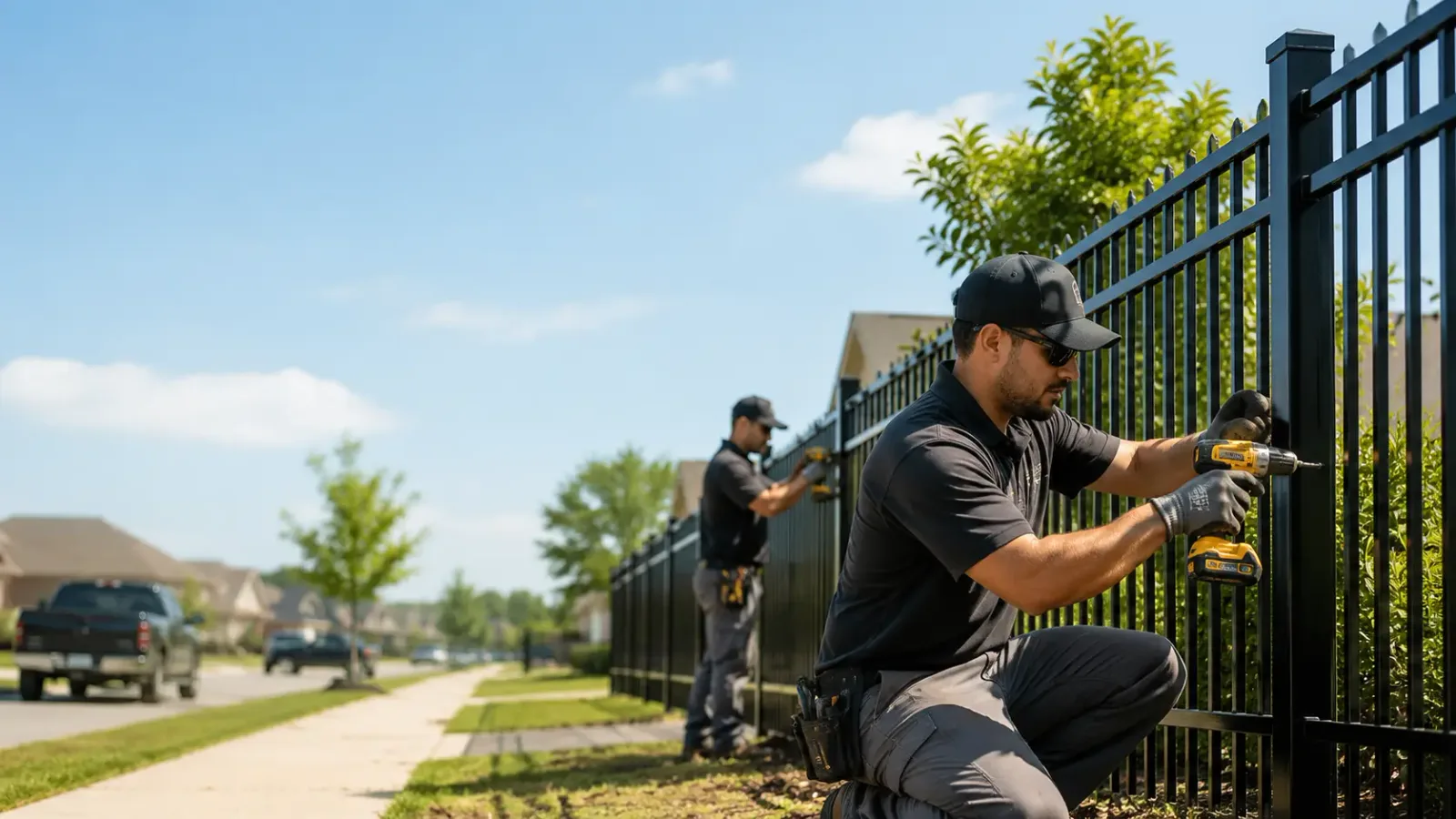 Metal Fence Installation in Wever, IA
